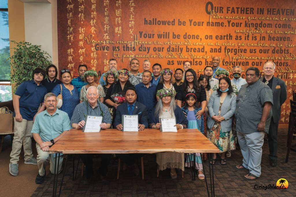 MoU signed between RMI Health, Village Church and Living Islands
