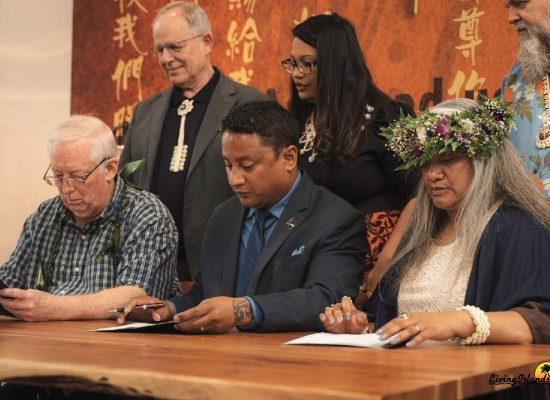 MoU signed between RMI Health, Village Church and Living Islands